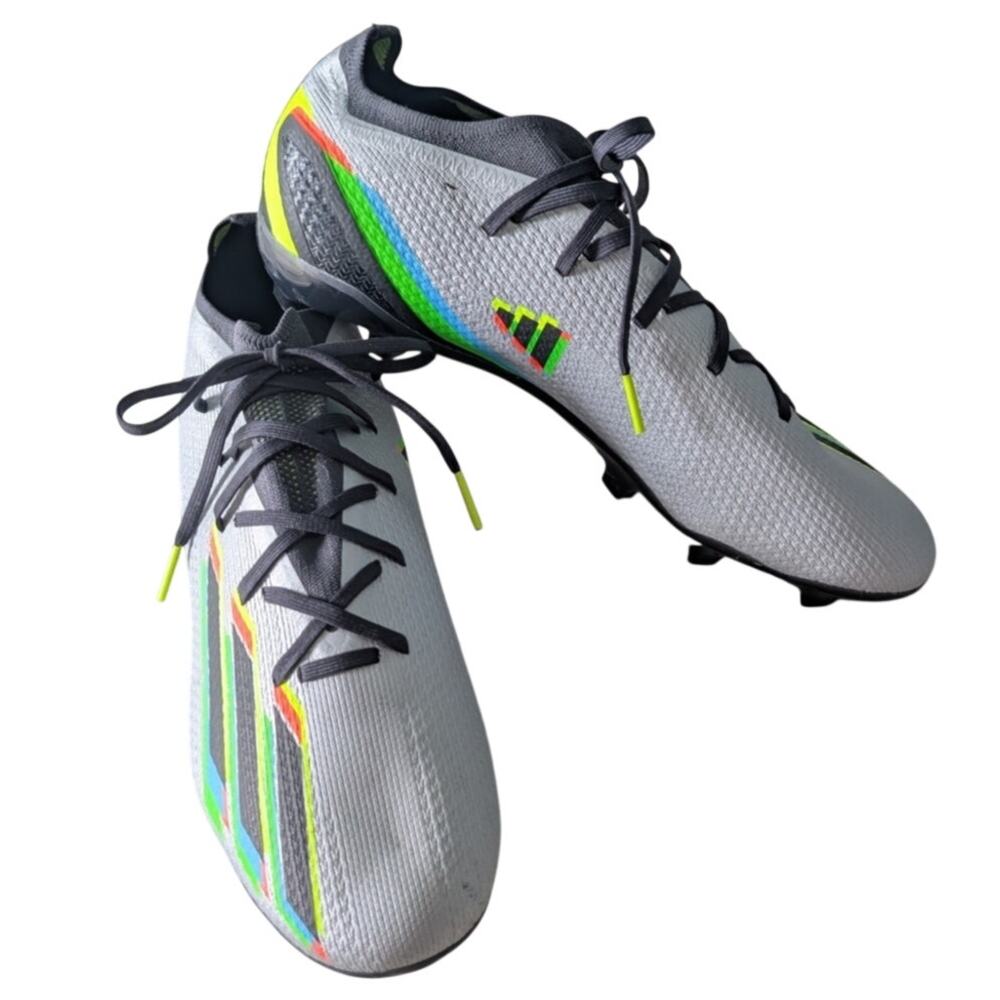 adidas X Speedportal.2 FG Soccer Football Cleats Silver Metallic size 10